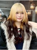 韓国レイヤーカット/ブリーチ/レイヤーカット/ハッシュカット