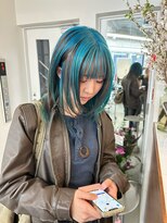 ペレ 梅田(PELE) イメチェン/ピンクベージュ/アンブレラカラー/前髪/梅田