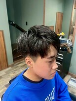 スタンドバーバー 柏(STAND BARBER)&nbsp;リバースセンターパート/ニュアンスウルフ/ダウンバング/柏