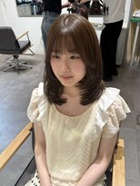 エス 大阪梅田店(es)&nbsp;オリーブベージュレイヤーカット