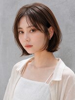 トリッカ シブヤ(TRICCA SHIBUYA) ミニボブ/コンパクトボブ/透明感ブラウンカラー