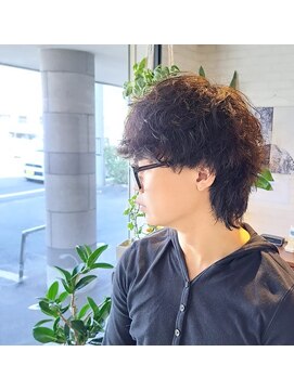 ヘアーサロン カヴィエ(hair salon covie) マレットヘアー　ウルフカット　フリックパーマ　メンズパーマ