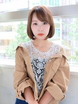 ルティア(Lutia) ワンカールボブ ワンレン ナチュラルブラウン★★