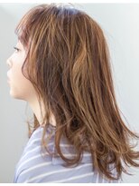 アコロン(acoron)&nbsp;小顔カット＿くびれセミディ＿アッシュカラー ＿新宿