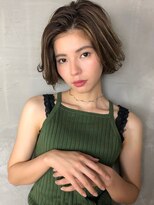 プログレス 武蔵藤沢店(PROGRESS)&nbsp;ハイライト×センター分けショート