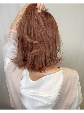 リー 京橋(Lee) 【Lee京橋】ピンクベージュ+外ハネ