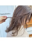 【funnufunnu】ブリーチ無しベージュ　＃のじカラー