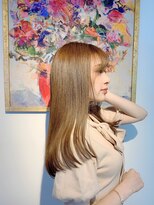 イーラ(era)&nbsp;《era》透明感カラー　ラテベージュ　ストレート　みわ