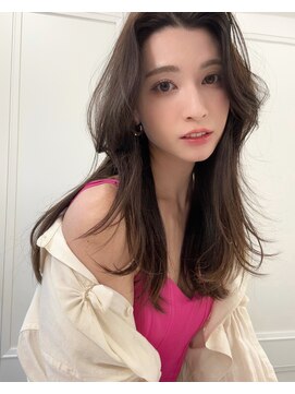 マリアバイアフロート(Maria by AFLOAT) 大人のハイライト艶髪ロング【ココアベージュ】