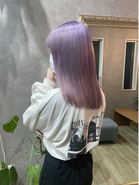 トラックヘアークリエイト(TRACK HAIR CREATE) violet color.