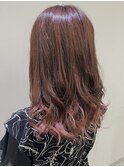 .ピンクたっぷり!甘めグラデーションカラー.