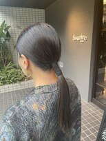 スーリール 博多店(Sourire)&nbsp;クールにストレートローポニー