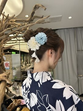 ゼスト 八王子店(ZEST) 夏にぴったり♪浴衣アレンジ【古沢みはる】