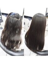 ヘアテリア リュウ 大塚(hair teria ryu) 縮毛矯正/髪質改善/シルキーストレート/艶カラー