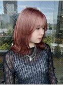 ホワイトピンク～ピンクベージュグラデーション