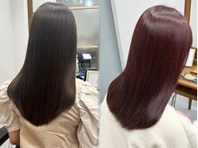【触りたくなる地毛風ストレートに】お客様ごとの髪癖に合わせた自然なうる艶ヘアに☆