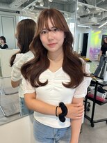 ユーフォリア 渋谷グランデ(Euphoria SHIBUYA GRANDE)&nbsp;ココアブラウン　くびれヘア　韓国ヘア　ヨシンモリ