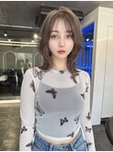 韓国くびれヘア/顔周りレイヤーカット/髪質改善
