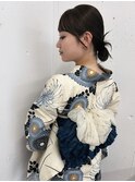 《SoSo》浴衣着付け×カチモリヘア