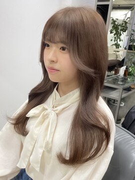 ルーパバイミュージアム(LOOPA by museum) メロウベージュ×ブリーチなしダブルカラー