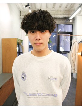 ニール 名古屋 伏見 丸の内(NEELU) シャドウパーマスパイラルパーマニュアンスパーマ