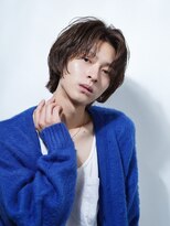 アルファ 新宿(alpha)&nbsp;サーフカール/ 刈り上げセンターパート/ブルーブラック[新宿駅]