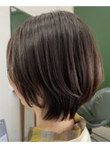 お手入れ楽ちん！ゆったりショートヘア