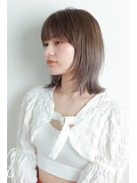 ソレイユトウキョウシブヤ(SOLEIL TOKYO shibuya)&nbsp;ショート肩上ボブフェイスレイヤー透明感ブリーチパーツカラー