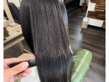 髪質改善縮毛矯正で癖毛、ひろがりを抑えます！