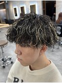 波巻きスパイラル×ハイライトメッシュ