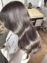 ディモアンド 表参道(Dimo&)&nbsp;x透明感カラー/イメチェン/ホワイトブロンド/外ハネボブ/美髪