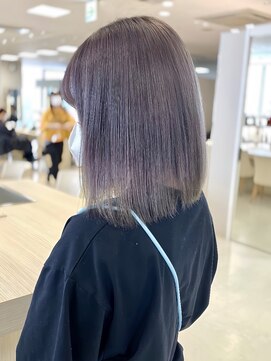 シャルムバイケンジ(Charm.by KENJE) ラベンダーミルクティーグレージュくすみベージュ銀座ブリーチ