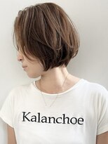 オーソ(AUTHO)&nbsp;ショートボブ/ウエットヘア/デザインカラー/白髪/髪質改善/b