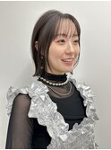 【寺本】結べるボブレイヤーカットシースルー前髪
