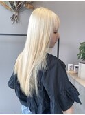 【REINA】抜きっぱなしホワイトブロンド