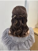 【谷】波巻きハーフアップ＊°