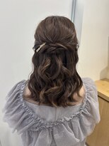 【谷】波巻きハーフアップ＊°