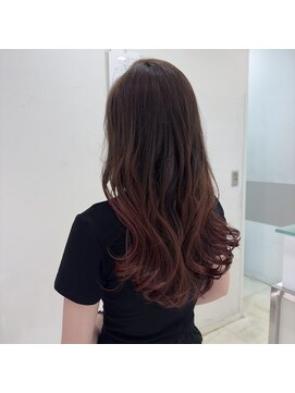 テーラヘアー 東川口店(TELAHAIR) ピンクグラデーションカラー