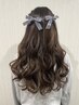 韓国巻き下ろしヘアセット　￥3200