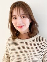 アグノス 青山(Agnos)&nbsp;小顔カット暗めカラーフェイスフレーミング愛され薄めバング