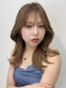 カット＋ハイライトカラー￥23100→17600［豊川/韓国/顔周り］