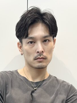 アビーファイブ(ABBEY 5) マッシュセンターパートスパイキーショートメンズカットmen's