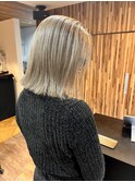 ハイライトで作るブロンドヘア☆
