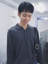 繭 オン眉men's short