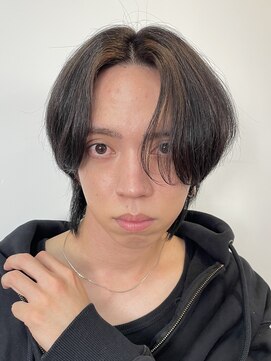 スタジオフォーエイチ(STUDIO 4H) シースルーセンターパート/フェザーパーマ/シースルーウルフ