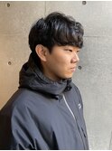 パーマを活かしたメンズカット