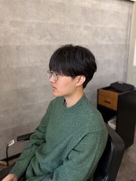 メンズカット バイ ソイクフ(メンズカット by SOY-KUFU) メンズラフパーマラウンドマッシュシャドウパーマ