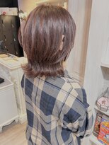 キャアリー(Caary)&nbsp;福山美容室caaryレイヤーウルフミディ髪質改善20代30代40代50代