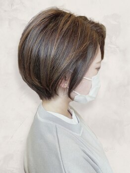 アッシュ 伊勢崎(ash)の写真/丸みショート」「くびれショート」は、経験豊富なスタイリストにお任せください♪