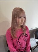 西宮美容室/甲子園口美容室/パプス甲子園口/ピンクベージュ